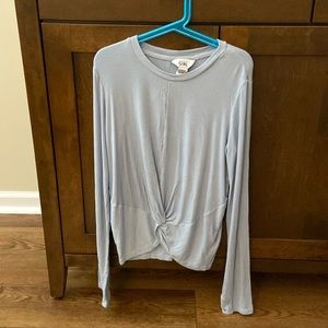 Athleta Girl long sleeve twist top size 14